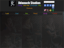 Tablet Screenshot of ildanachstudios.com